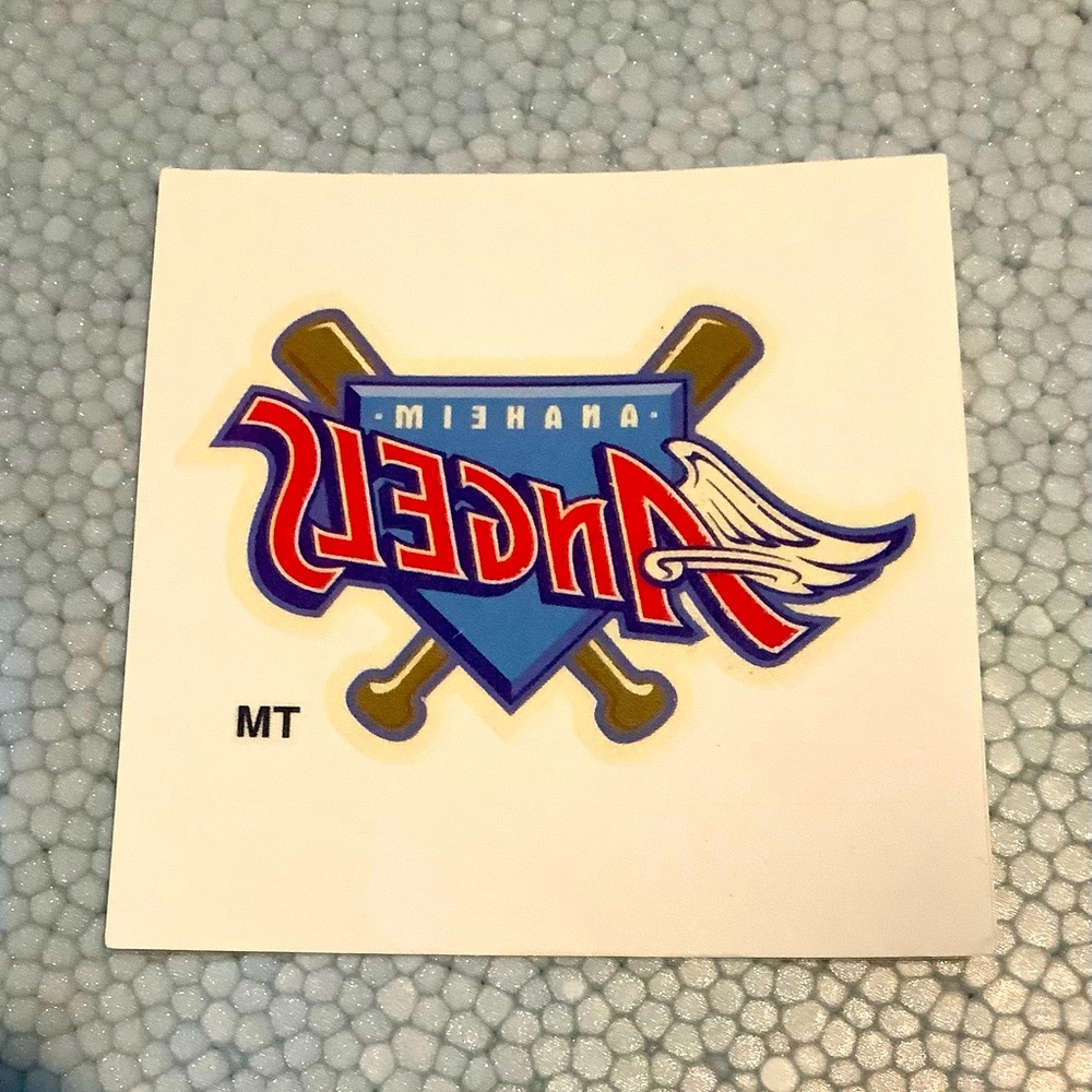 Vintage Temporary Tattoo Anaheim Angels 2000 Major League Baseball